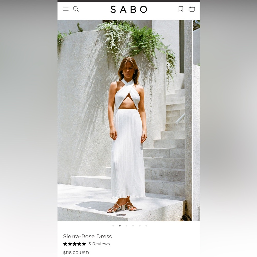 Never worn Sabo Skirt (Sierra Rose Dress)